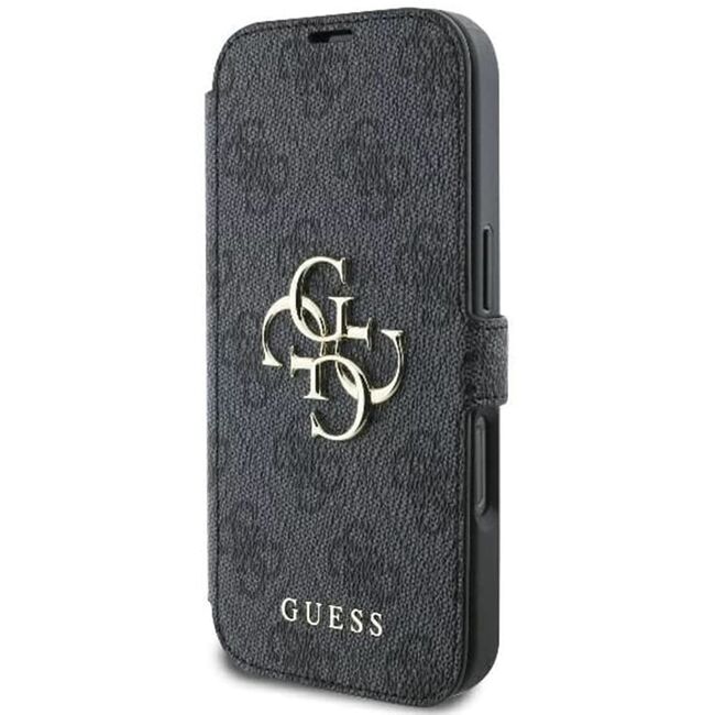 Husa pentru iPhone 16 Pro - Guess Book 4G - Black