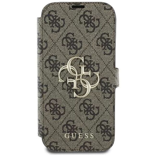Husa pentru iPhone 16 Plus - Guess Book 4G - Brown