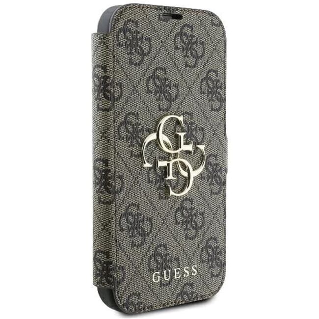 Husa pentru iPhone 16 Plus - Guess Book 4G - Brown