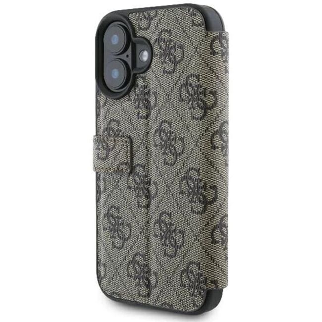 Husa pentru iPhone 16 Plus - Guess Book 4G - Brown