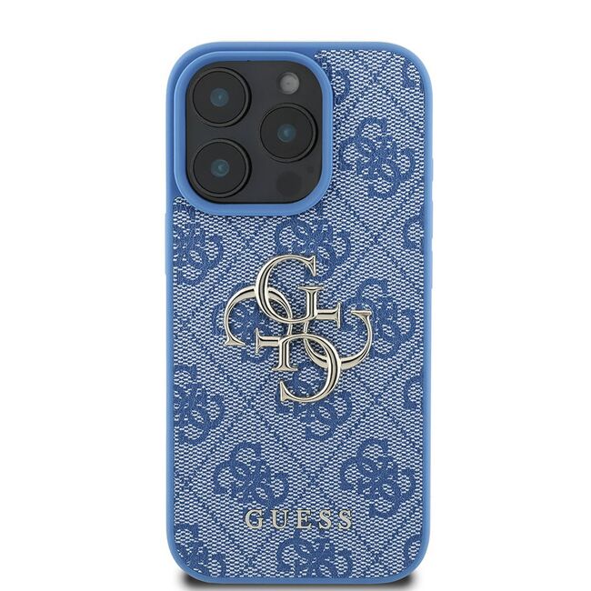 Husa pentru iPhone 16 Pro - Guess Hardcase 4G Big Logo - Blue