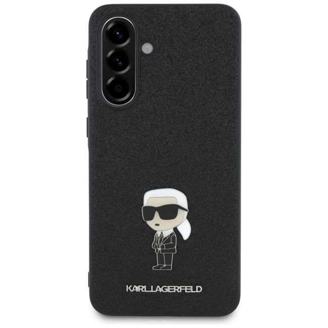 Husa pentru Samsung Galaxy A56 5G - Karl Lagerfeld Hardcase Glitter Fixed  - Ikonik Logo