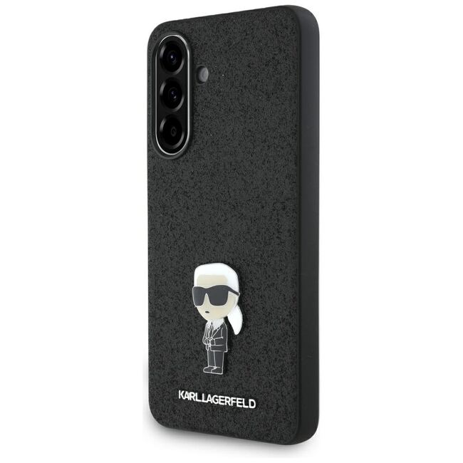 Husa pentru Samsung Galaxy A56 5G - Karl Lagerfeld Hardcase Glitter Fixed  - Ikonik Logo