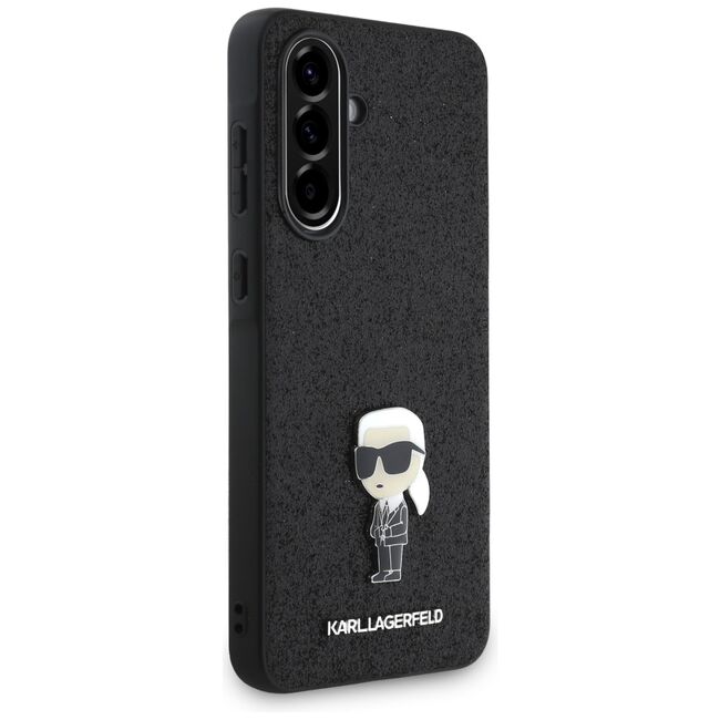 Husa pentru Samsung Galaxy A56 5G - Karl Lagerfeld Hardcase Glitter Fixed  - Ikonik Logo