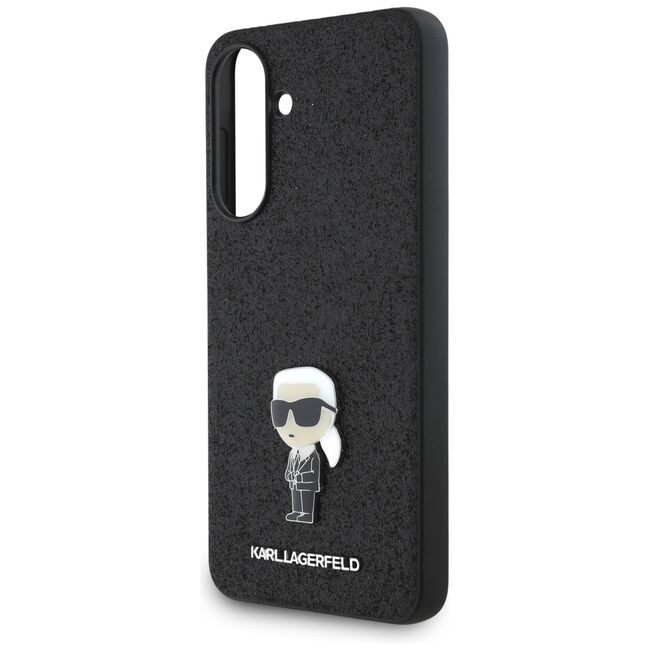 Husa pentru Samsung Galaxy A56 5G - Karl Lagerfeld Hardcase Glitter Fixed  - Ikonik Logo