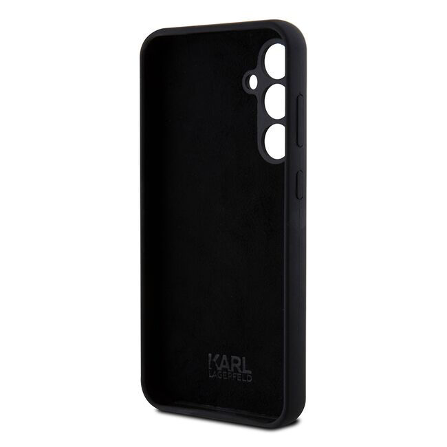 Husa pentru Samsung Galaxy S23 FE - Karl Lagerfeld Silicone- Ikonik Metal Pin