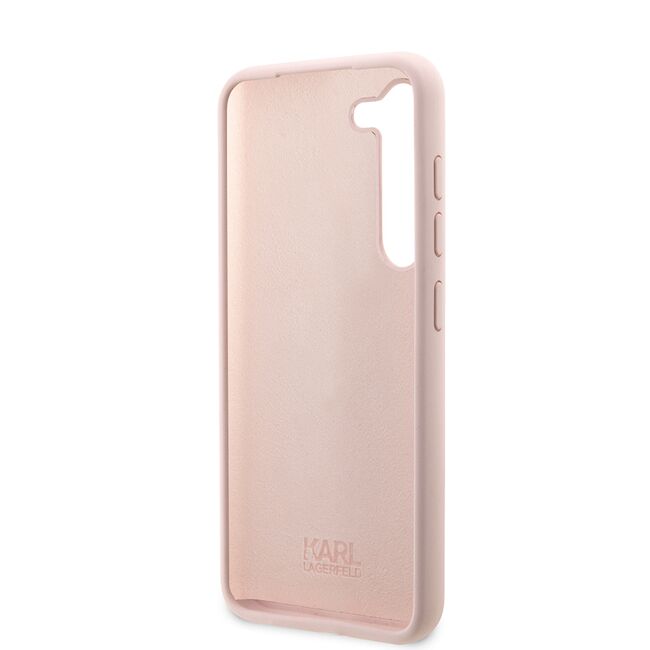Husa pentru Samsung Galaxy S23 Plus - Karl Lagerfeld Silicone - Pink Choupette