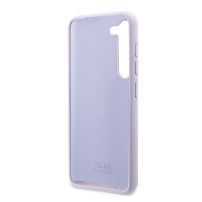 Husa pentru Samsung Galaxy S23 Plus - Karl Lagerfeld Silicone - Purple Ikonik