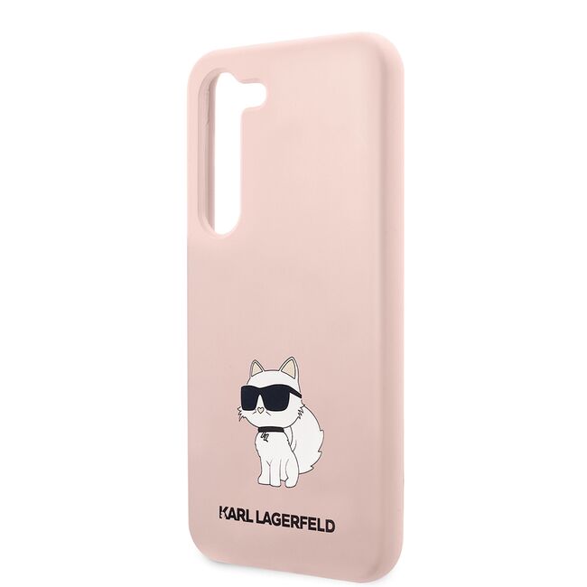 Husa pentru Samsung Galaxy S23 - Karl Lagerfeld Silicone - Pink Choupette
