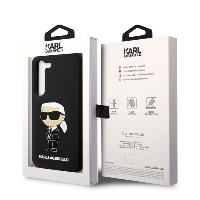 Husa pentru Samsung Galaxy S23 - Karl Lagerfeld Silicone - Ikonik