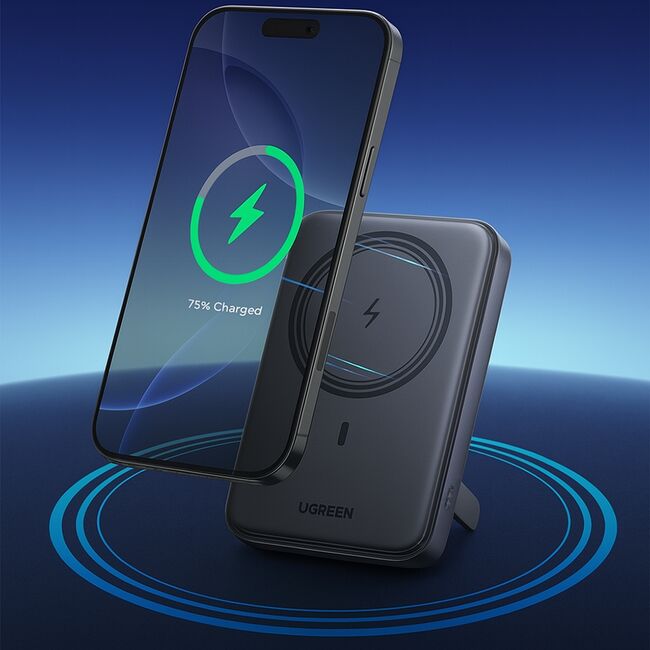 Baterie Externa Wireless pentru Telefon, 7.5W, 10000mAh, PD20W, - Ugreen PB562 (55140) - Space Gray