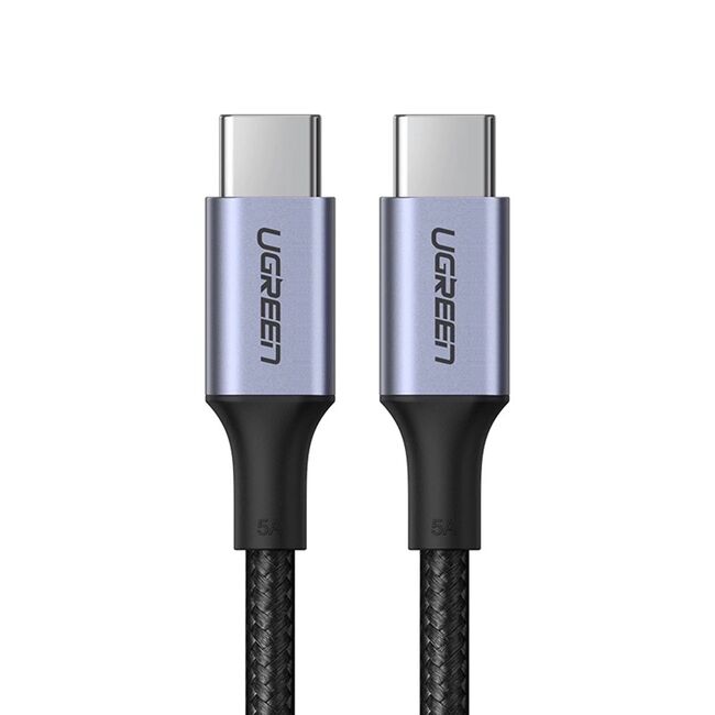 Cablu de Date, 2x USB-C, PD100W, 5A, 480Mbps, 2m - Ugreen US316 (70429) - Black