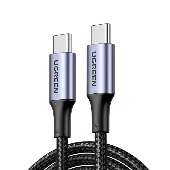 Cablu de Date, 2x USB-C, PD100W, 5A, 480Mbps, 2m - Ugreen US316 (70429) - Black