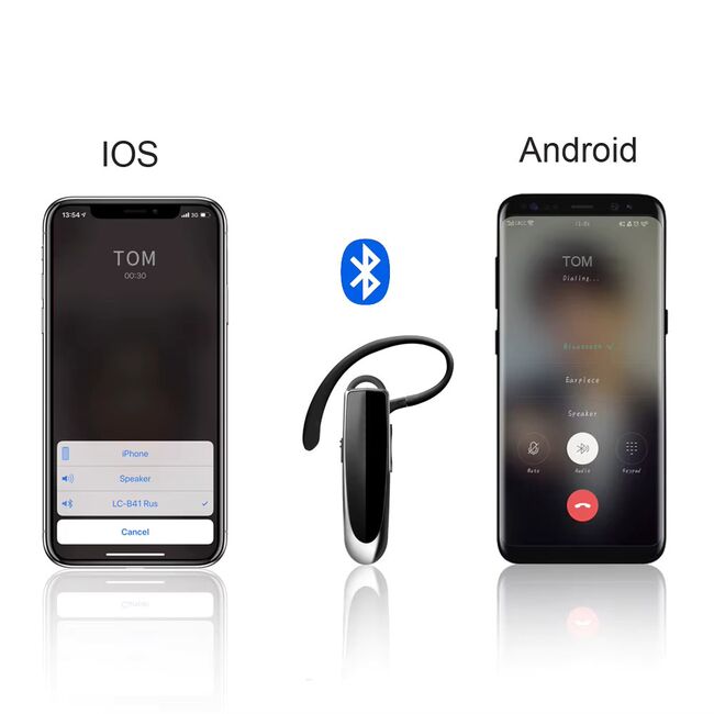 Casca Bluetooth UrbanEar – Hands-Free, Bluetooth 5.0, CVC Noise Cancelling, USB-C, 24h Autonomie – Negru