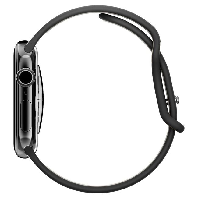 Curea pentru Apple Watch 1/2/3/4/5/6/7/8/9/10/SE/SE 2 (38/40/41/42mm) - Spigen Nano Pop - Black Sesame