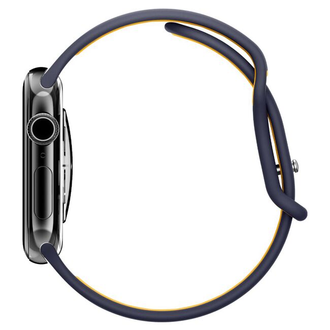 Curea pentru Apple Watch 1/2/3/4/5/6/7/8/9/10/SE/SE 2 (38/40/41/42mm) - Spigen Nano Pop - Blueberry Navy