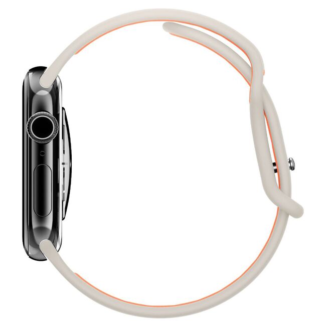 Curea pentru Apple Watch 1/2/3/4/5/6/7/8/9/10/SE/SE 2 (38/40/41/42mm) - Spigen Nano Pop - Orange Beige