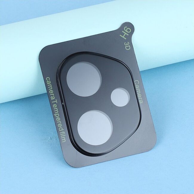 Folie de protectie camera pentru  Honor 400 din sticla securizata, Full Cover, Rezistenta 9H, Anti-Zgârieturi, montare usoara - Negru