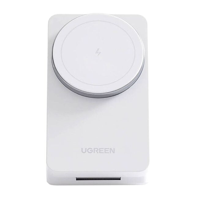 Incarcator fara Fir 2in1, 25W, 3A, USB-C - Ugreen W528 (45055) - White