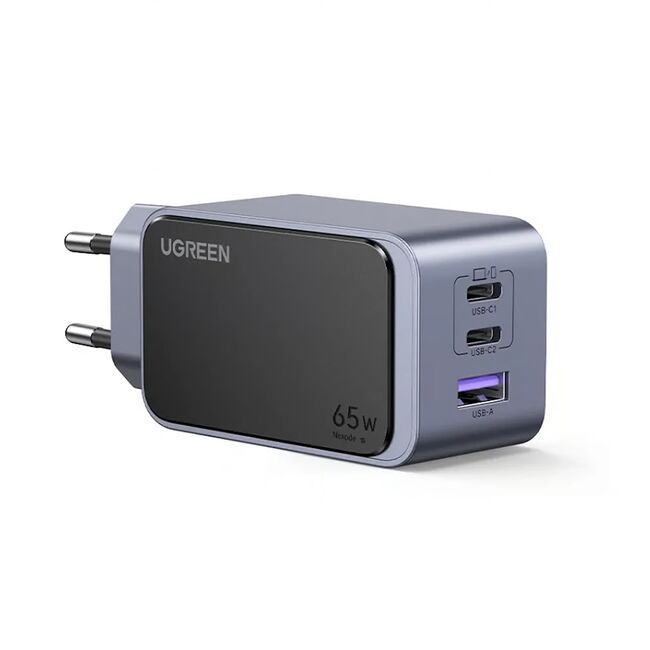 Incarcator USB, Type-C, GaN, 65W, 3A - Ugreen Nexode Air X553 (35042) - Grey