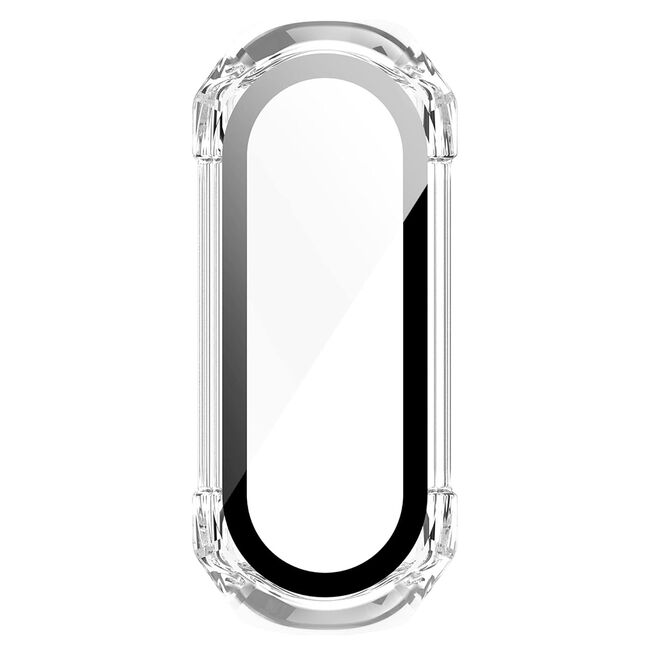 Set de Protecție 360° pentru Xiaomi Smart Band 7 / 7 NFC – Carcasa + Folie din Sticla Securizata, Claritate HD, Design Elegant - Clear