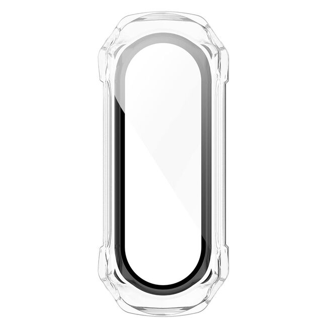 Set de Protecție 360° pentru Xiaomi Smart Band 7 / 7 NFC – Carcasa + Folie din Sticla Securizata, Claritate HD, Design Elegant - Clear
