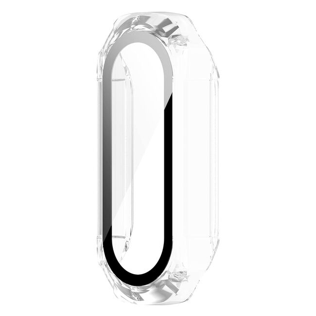 Set de Protecție 360° pentru Xiaomi Smart Band 7 / 7 NFC – Carcasa + Folie din Sticla Securizata, Claritate HD, Design Elegant - Clear