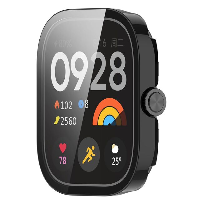 Set de Protecție 360° pentru Xiaomi Redmi Watch 4 – Carcasa cu protectie ecran, Claritate HD, Design Elegant - Clear