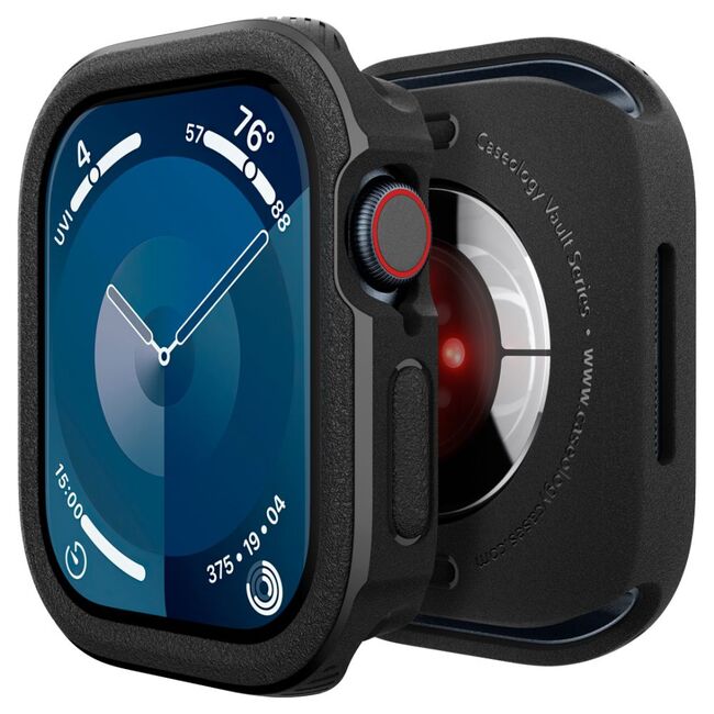 Husa pentru Apple Watch 10 46mm - Spigen Caseology Vault - Matte Black