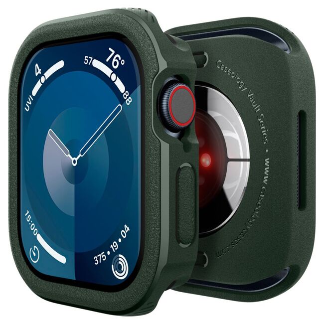 Husa pentru Apple Watch 10 46mm - Spigen Caseology Vault - Midnight Green