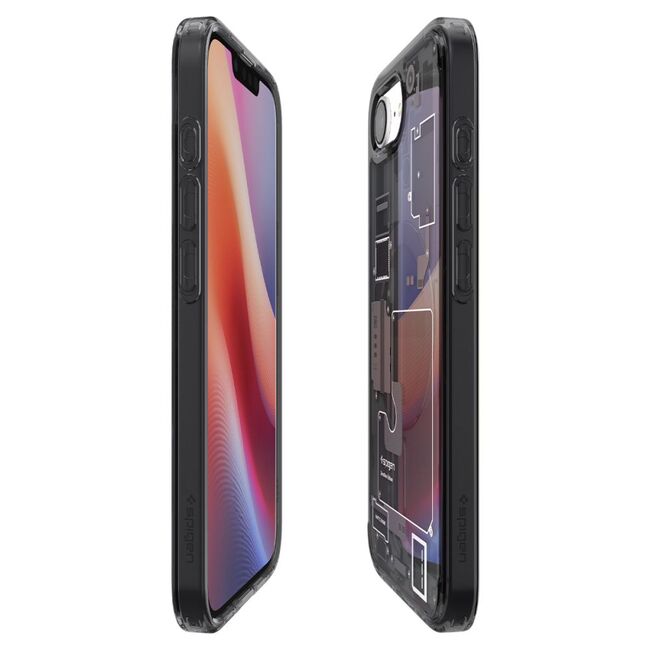 Husa pentru iPhone 16e - Spigen Ultra Hybrid Zero One MagSafe - Black