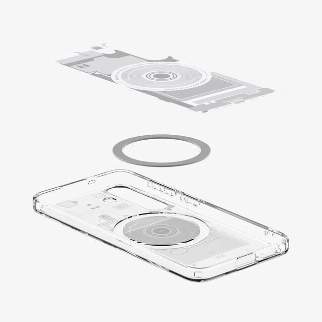 Husa pentru Samsung Galaxy S25 - Spigen Ultra Hybrid Zero One MagSafe - White