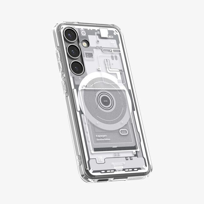 Husa pentru Samsung Galaxy S25 - Spigen Ultra Hybrid Zero One MagSafe - White