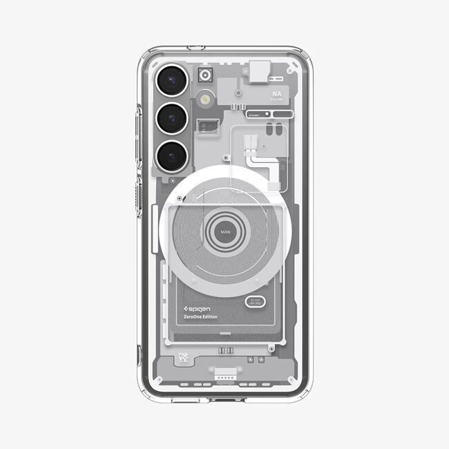 Husa pentru Samsung Galaxy S25 - Spigen Ultra Hybrid Zero One MagSafe - White