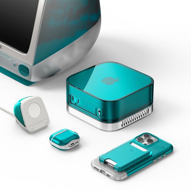 Suport pentru Incarcator Apple Watch - Spigen Classic C1 - Bondi Blue
