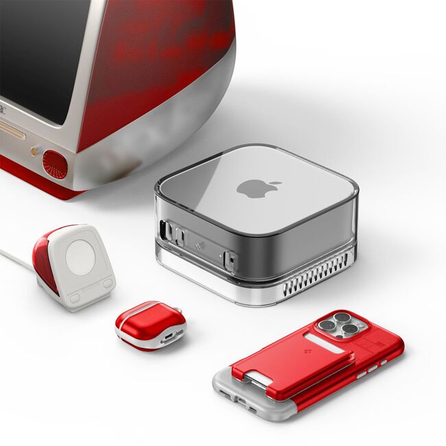 Suport pentru Incarcator Apple Watch - Spigen Classic C1 - Ruby