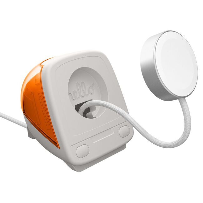 Suport pentru Incarcator Apple Watch - Spigen Classic C1 - Tangerine
