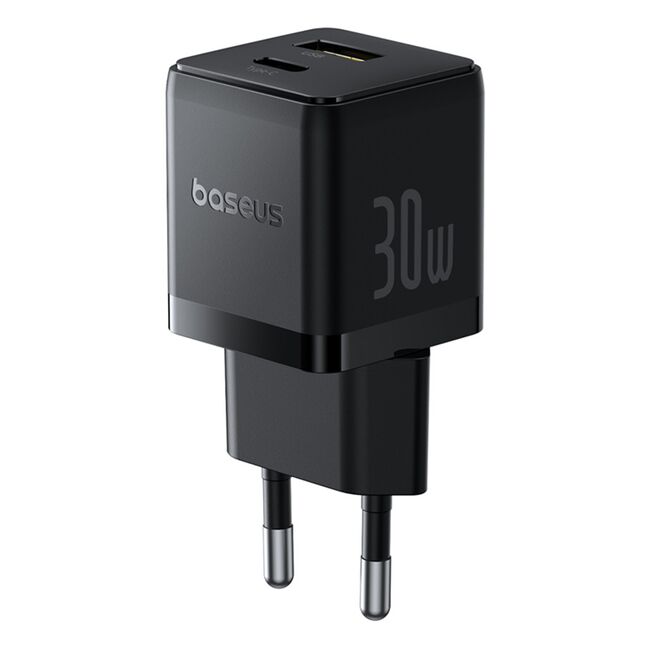 Incarcator EU USB, Type-C, 1m, 30W - Baseus Palm (P1011160A113-00) - Cluster Black