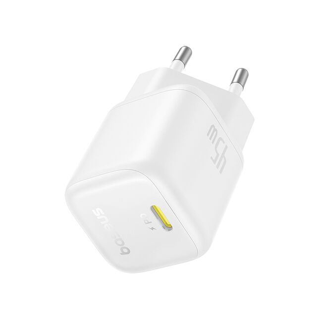Alimentator pentru Priza, 45W, USB-C, GaN -  Baseus PicoGo (P10176800213-00) - Moon White