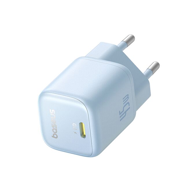 Alimentator pentru Priza, 45W, USB-C, GaN -  Baseus PicoGo (P10176800313-00) - Galaxy Blue