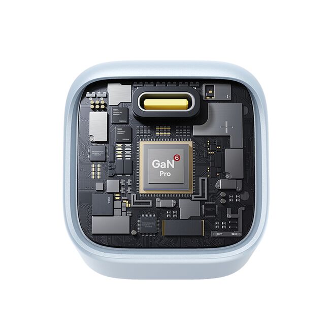 Alimentator pentru Priza, 45W, USB-C, GaN -  Baseus PicoGo (P10176800313-00) - Galaxy Blue