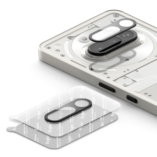 Folie Camera pentru Nothing Phone (3a) (set 2) - Ringke Camera Full Cover Glass - Clear