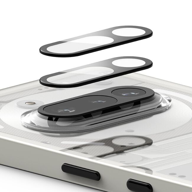 Folie Camera pentru Nothing Phone (3a) (set 2) - Ringke Camera Full Cover Glass - Clear