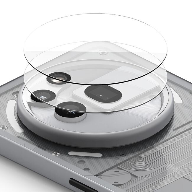 Folie Camera pentru Nothing Phone (3a) Pro (set 2) - Ringke Camera Tempered Glass - Clear
