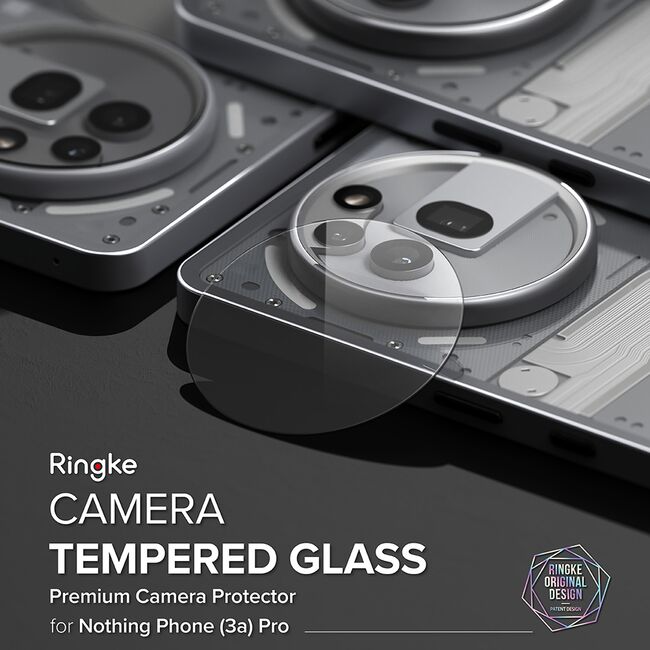 Folie Camera pentru Nothing Phone (3a) Pro (set 2) - Ringke Camera Tempered Glass - Clear