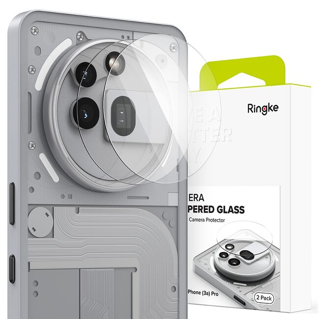 Folie Camera pentru Nothing Phone (3a) Pro (set 2) - Ringke Camera Tempered Glass - Clear