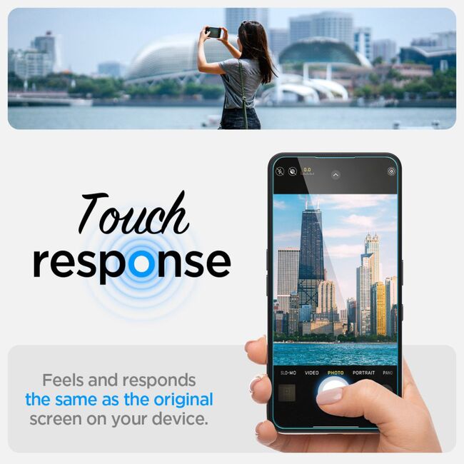 Folie pentru Nothing Phone (3a) / (3a) Pro - Spigen Glas.tR EZ FIT - Clear
