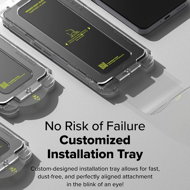 Folie pentru Nothing Phone (3a) / (3a) Pro (set 2) - Ringke Easy Slide Tempered Glass - Clear