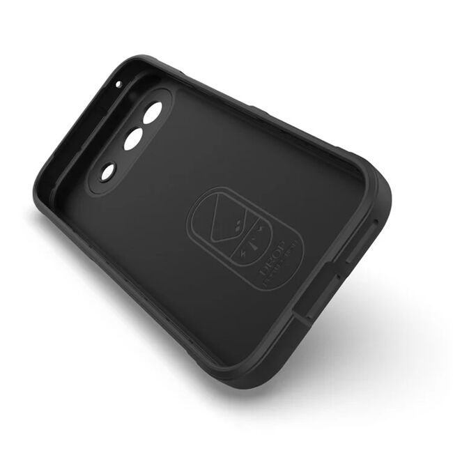 Husa pentru  Google Pixel 9A Liquid Silicone, Microfibre Lining, Non-Slip Airbag Design, Negru
