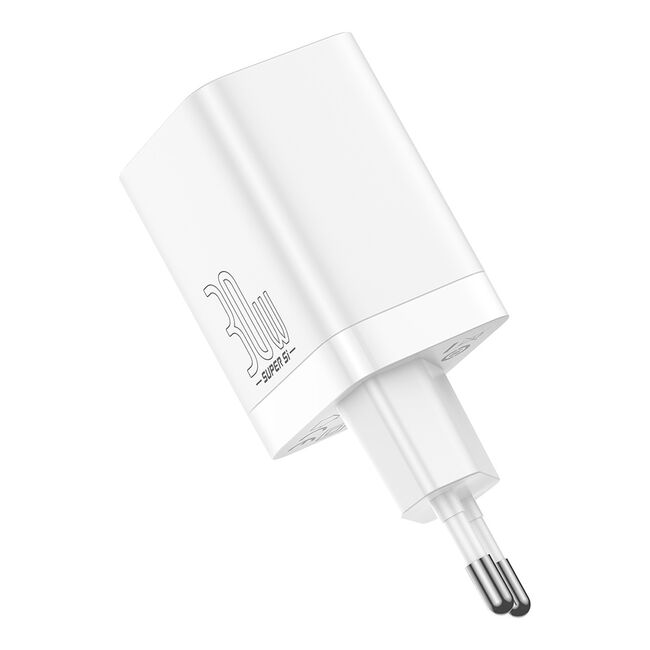 Incarcator Priza, 2in1, 30W - Baseus Super Si Pro (CCSUPP-E02) - White
